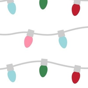 string lights blue green pink red XL - christmas wish collection