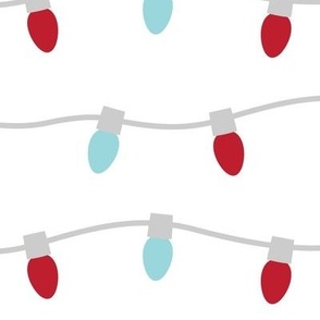string lights blue red XL - christmas wish collection