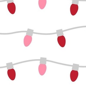 string lights pink red XL - christmas wish collection