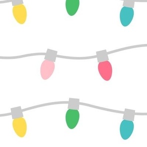 string lights rainbow XL - colorful christmas