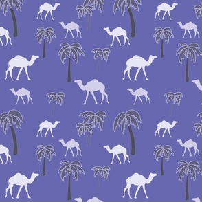Camels in a Periwinkle world