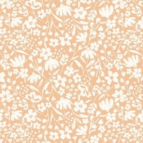 Spring Blooms - Soft Coral Small Plain - Hufton Studio