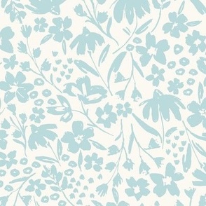 Spring Blooms - Cooling Blue Medium Plain - Hufton-Studio-03-12-22