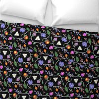 Traditional Ojibwe Floral Fabric Native American Style Design
