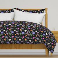 Traditional Ojibwe Floral Fabric Native American Style Design