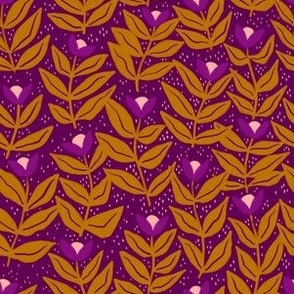 small - Adrianna - purple/gold