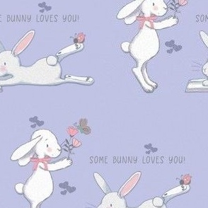 Somebunny loves you  - Lilac