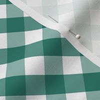 dark green gingham