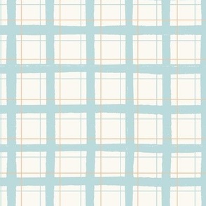 Spring Picnic Plaid - Cooling Blue Medium- Hufton Studio