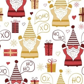 cute little Santa and gifts | XO HOHO