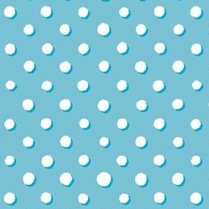 Polka dot - blue