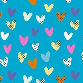 pop art hearts