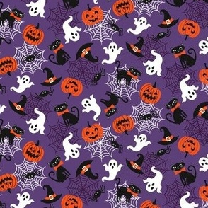 Halloween scatter purple