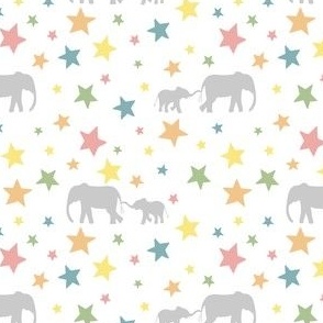 elephant star print
