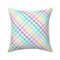 Easter Plaid - Spring Plaid - Easter egg colors - Gingham Check - (45) C21