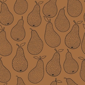 Pear seamless pattern 