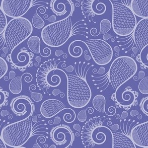 Purple Calming Paisley