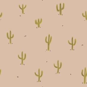 Saguaro (peach and green)