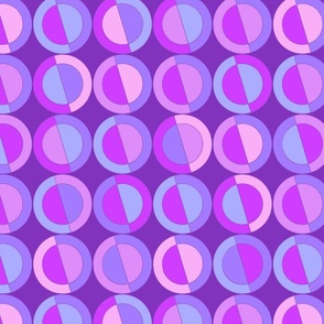 Split Circles - Purple
