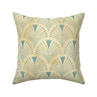 Golden Art Deco pattern