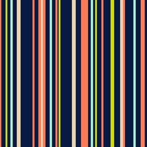 Tiger Stripes - Midnight Blue