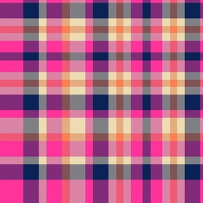Hot Pink Scottish Plaid