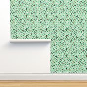 Tiny assorted Border Whippets - shamrocks