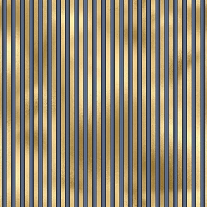 Victorian gold blue striped wall paper pattern