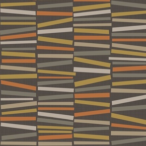 Modern Future Gold Orange Gray 