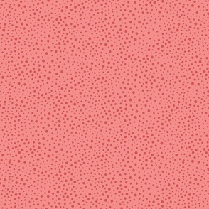 polka dots -  pink & coral