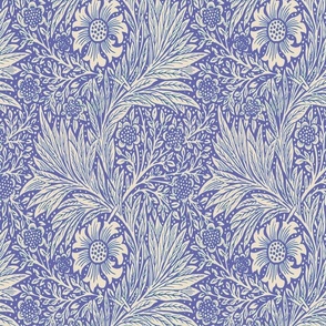 William Morris Marigold  Periwinkle