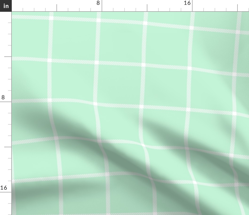 buffalo grid ice mint green reversed