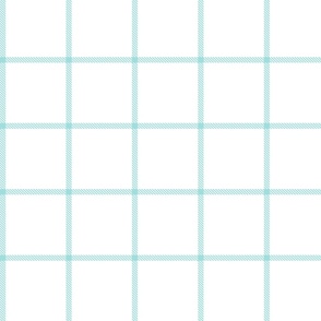 buffalo grid light teal