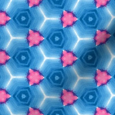 Blue and Pink Tessellation