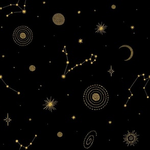 Constellations and stars