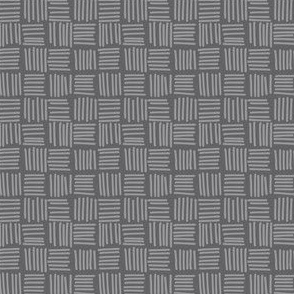 Homestead - elephant - grid - medium grey
