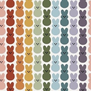 Large // Easter Bunnies - Rainbow