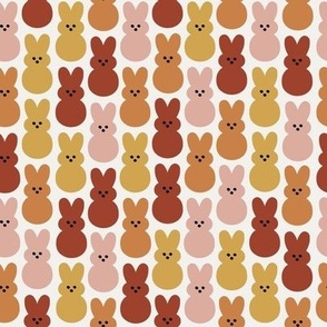 Large // Easter Bunnies - Warm Colors 