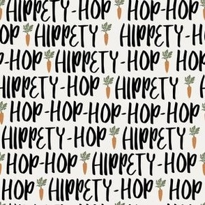 Medium // Easter Hip Hop Typography - Hippety Hop Lettering - Easter Carrot