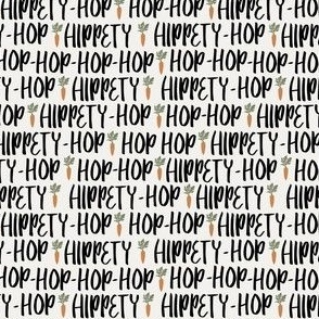 Small // Easter Hip Hop Typography - Hippety Hop Lettering - Easter Carrot