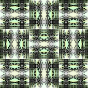 Woven Ribbons - Black and Green