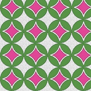 Plushy diamonds green-pink_medium