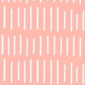 peachy pink tick marks LG reversed - my fave rainbow earthy tones
