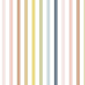 ticking candy stripes - my fave rainbow earthy tones