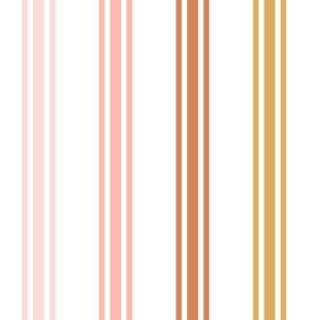 ticking candy stripes LG - my fave rainbow earthy tones