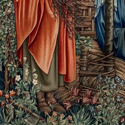 THE ADORATION OF THE MAGI TAPESTRY 26"x18"