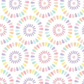 pastel blooms - my fave rainbow pastel