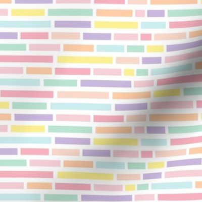 pastel bricks - my fave rainbow pastel