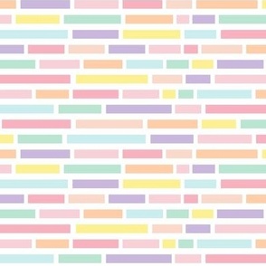 pastel bricks - my fave rainbow pastel