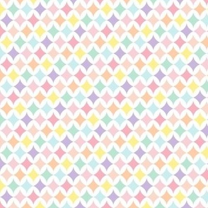 pastel diamonds retro - my fave rainbow pastel